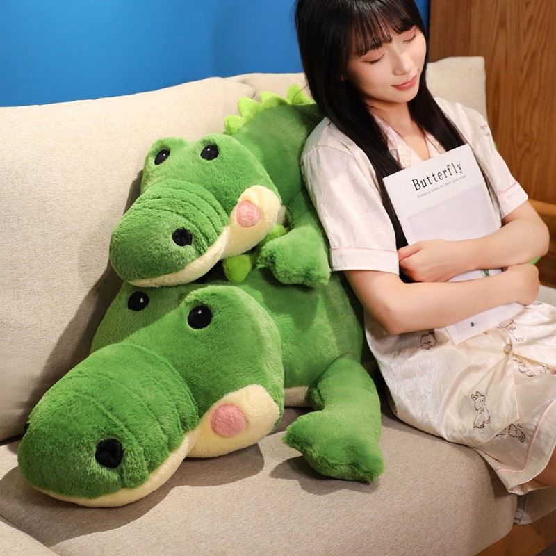 Giant Cute Alligator Plush Pillow factory